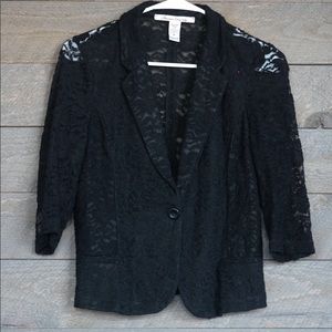 Lace blazer